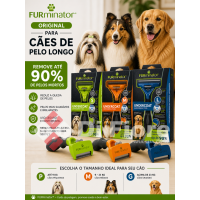 Escova Furminator Cães Pelo Longo - Tam P , M ou G
