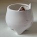 Vaso/Enfeite Decorativo Gato Porcelana  (TAM M) 
