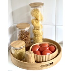 Bowl Canelado em Bambu 19 cm 