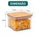 2 Potes de Acrílico 650 ml - Oikos