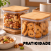 2 Potes de Acrílico 650 ml - Oikos