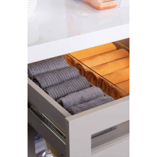 Colmeia Organizador em Acrílico com Divisória 40,5 x 13,5 x 7,5 cm 