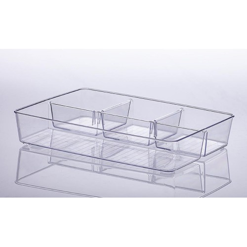 Organizador 34 x 24 x 6 cm com 4 módulos - Retangular 