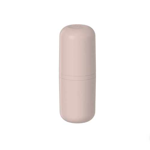 Porta Escova de Dente Rosa Com Tampa 