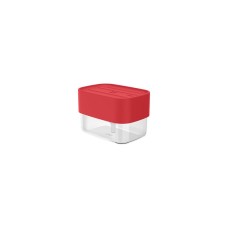 Dispenser de Detergente e Porta Esponja - Vermelho  
