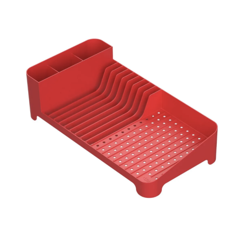 Escorredor de Louça Compacto - Vermelho