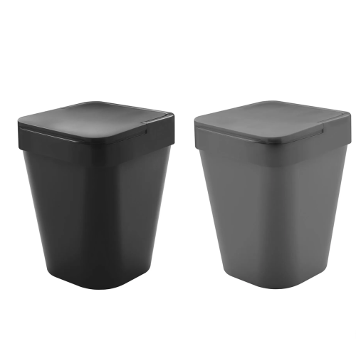 Lixeira 5 Litros Preto ou Chumbo 