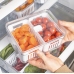 Pote Organizador de Geladeira com 2 Cestos Internos