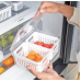Pote Organizador de Geladeira com 2 Cestos Internos