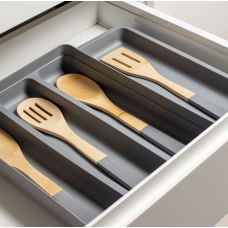 Organizador de Utensílio com Extensor - Chumbo