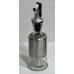 Galheteiro Aço Inox e Vidro 200 ml 