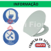 Assento Astra Oval Universal - Não Almofadado -Tampa para Vaso Sanitário Assento Astra Oval Universal - Não Almofadado -Tampa para Vaso Sanitário