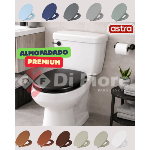 Assento Astra Almofadado Universal Oval Diversas Cores Assento Astra Almofadado Universal Oval Diversas Cores