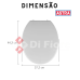 Assento Astra Almofadado Universal Oval Diversas Cores Assento Astra Almofadado Universal Oval Diversas Cores