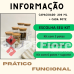 Potes de Vidro 200ml para Temperos com Tampa de Bambu Potes de Vidro 200ml para Temperos com Tampa de Bambu