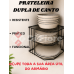 Organizador Prateleira Dupla de Canto Preto, Branca ou Cromado - Reforçada Organizador Prateleira Dupla de Canto Preto, Branca ou Cromado - Reforçada