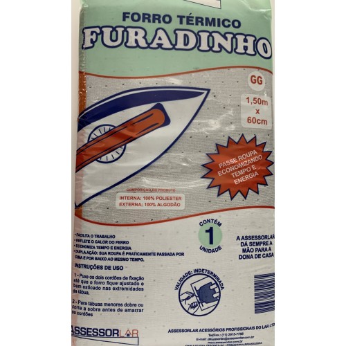 Forro Térmico para Tábua de Passar - 1,50 m x 60 cm - AssessorLar